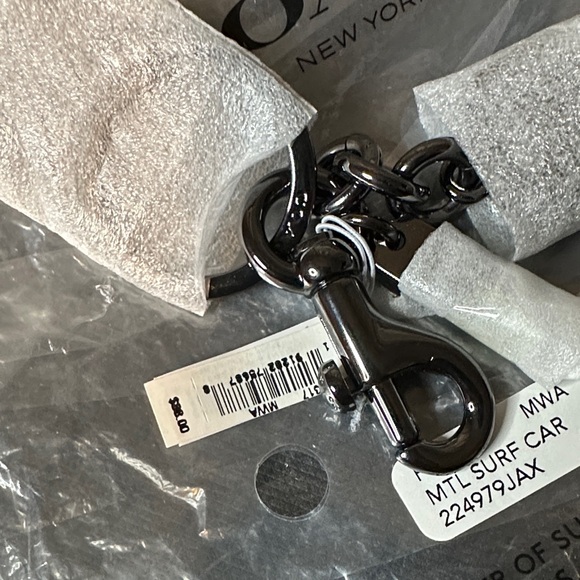 Coach Gunmetal Car Keychain - Picture 5 of 7